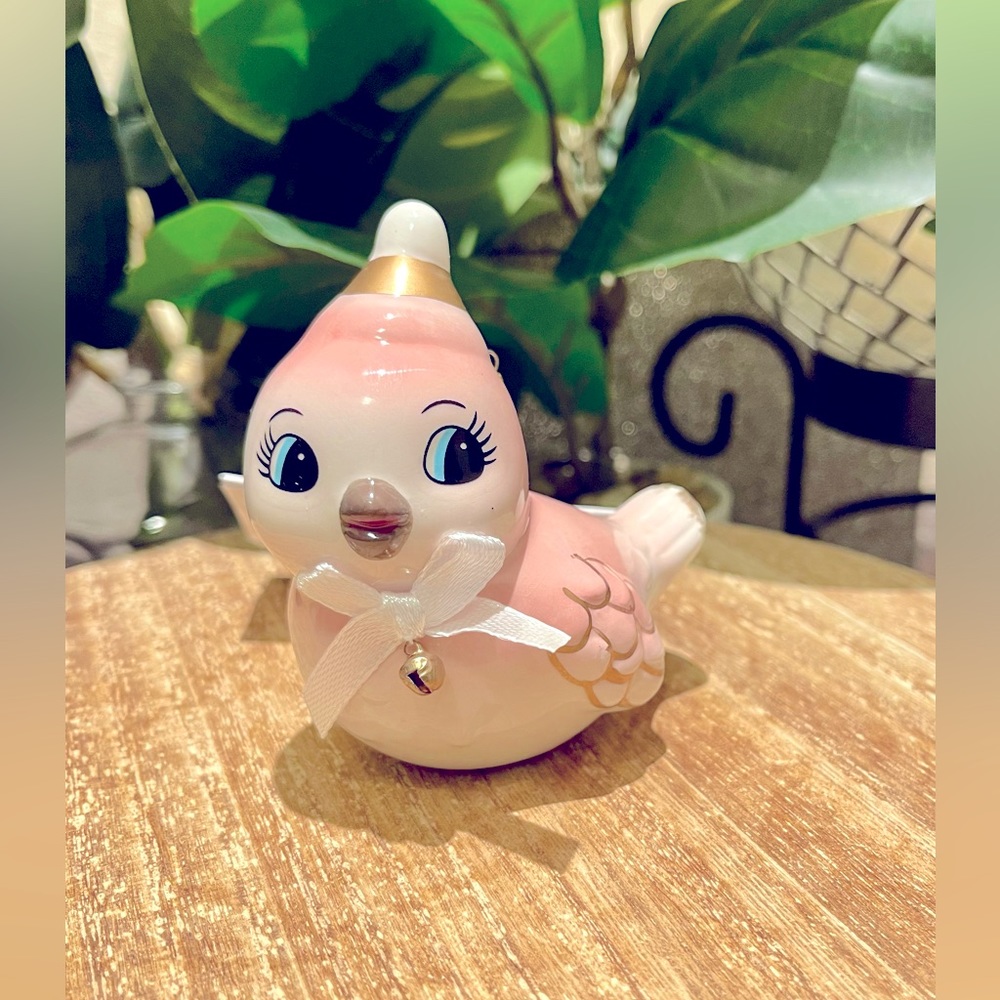 Target Wondershop Retro Baby Pink Bird Christmas Ornament